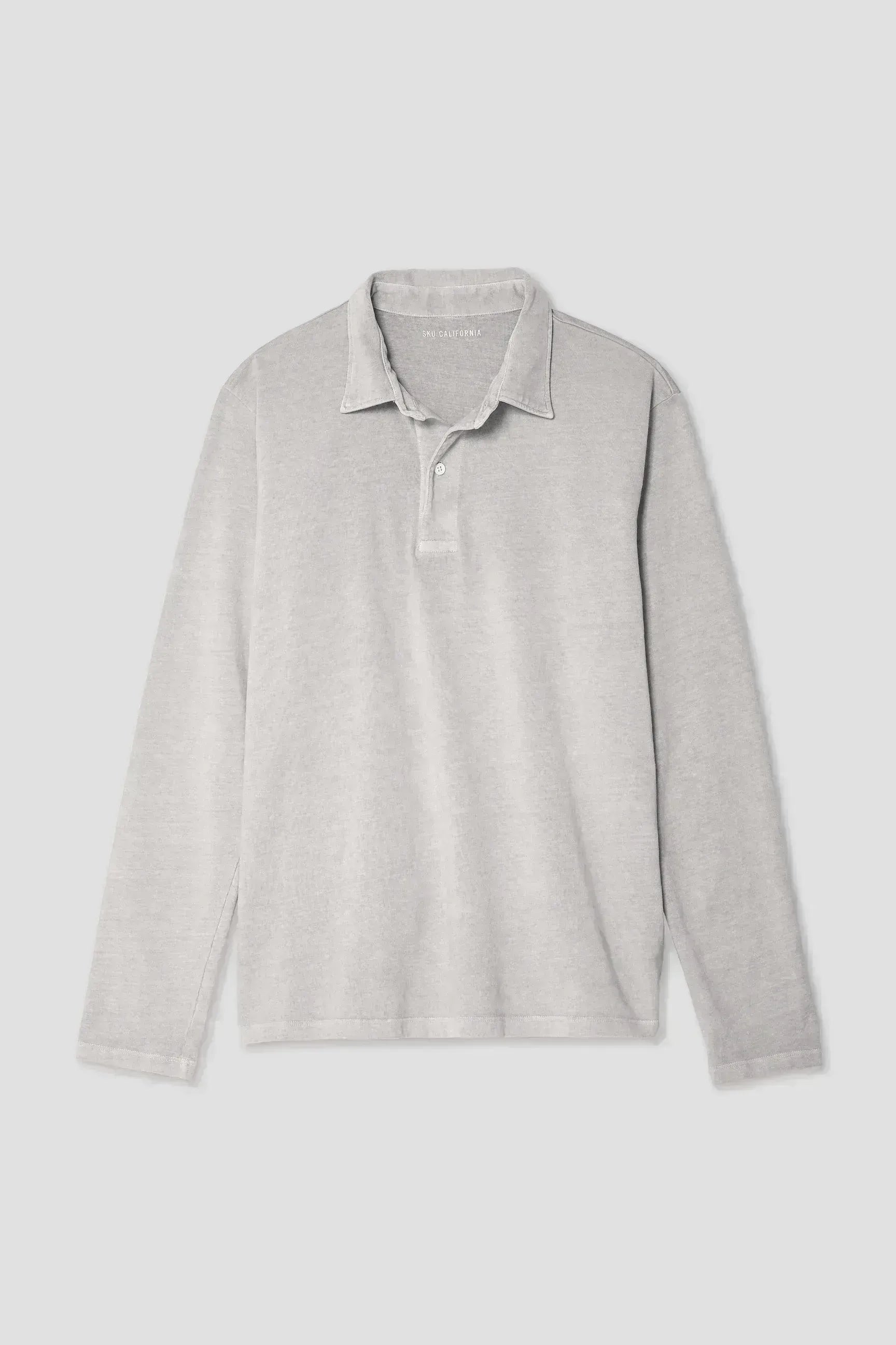 L/S Organic Recycled Polo - Salt - DUNE + SALT