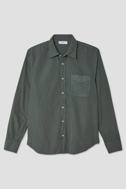 Poplin Standard Shirt - Basil - DUNE + SALT