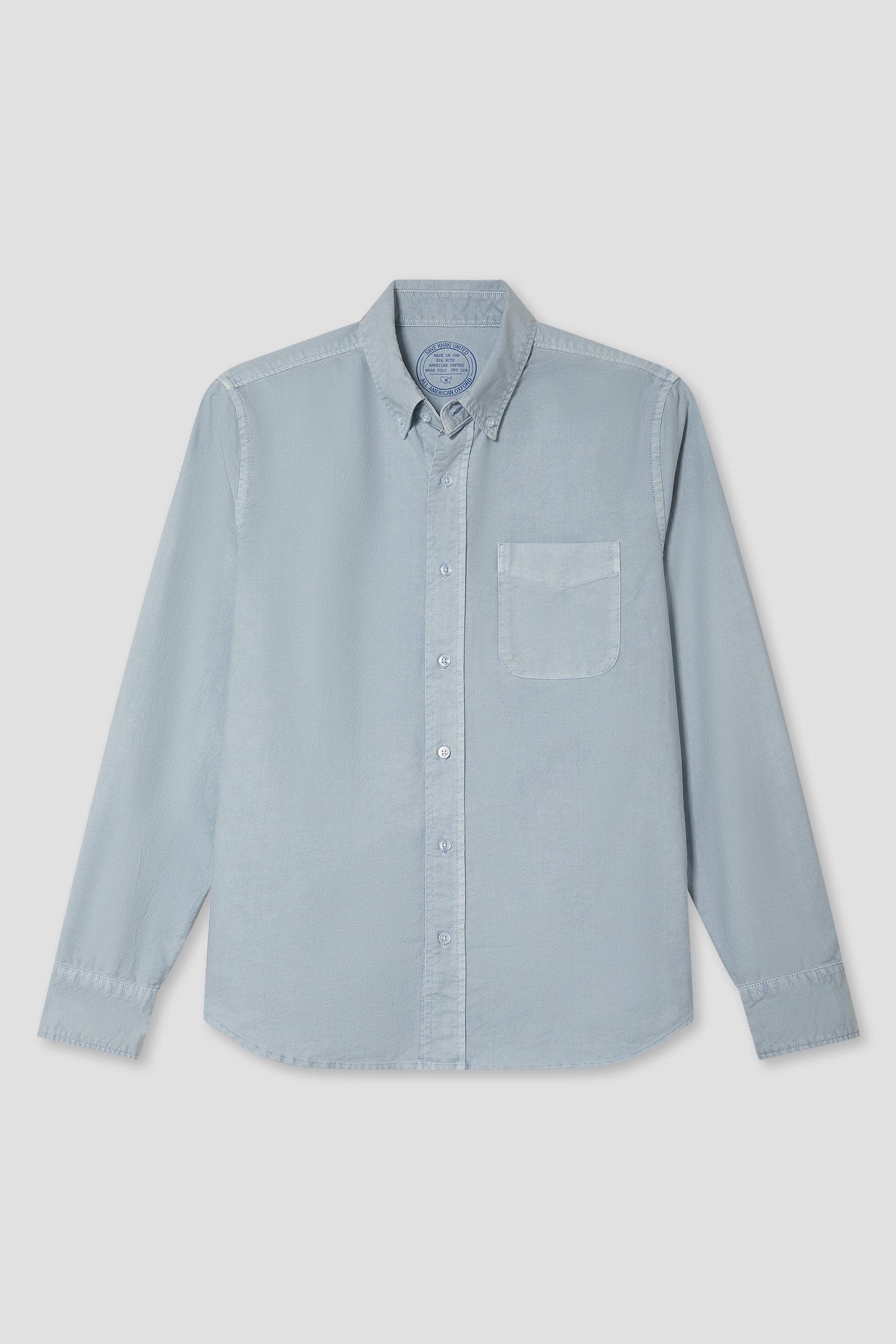 L/S American Oxford Shirt - Surf - DUNE + SALT