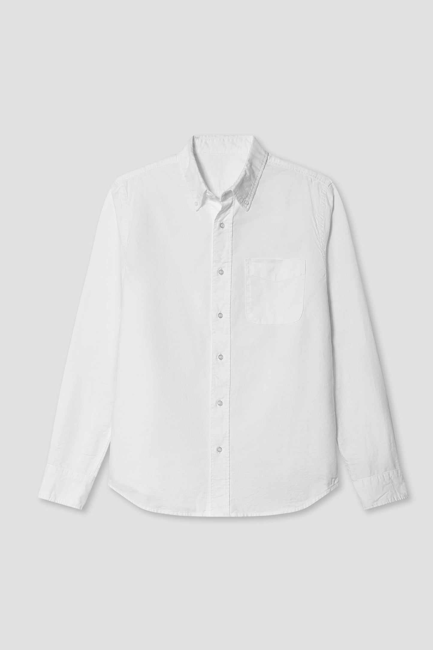 L/S American Oxford Shirt - White - DUNE + SALT