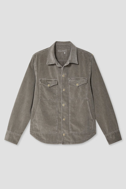Wide Wale Corduroy Shirt Jacket - Mocha Brown - DUNE + SALT