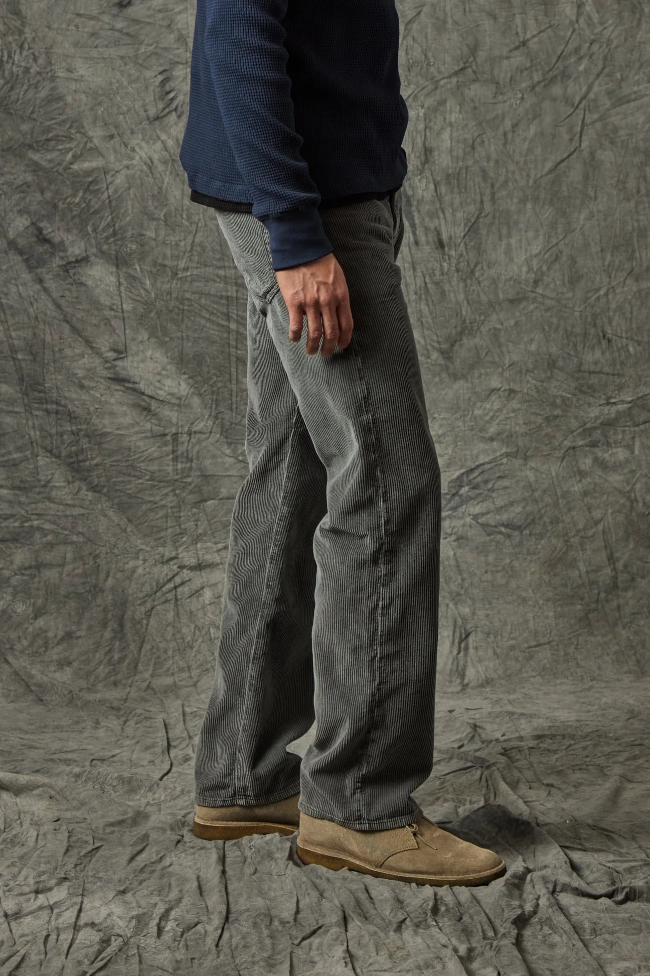 5-Pocket Cord Jean - Black - DUNE + SALT