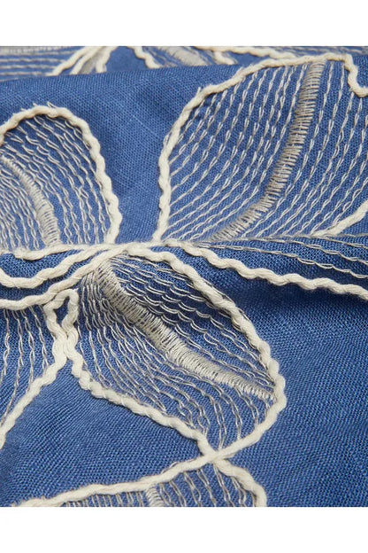 Applique Hawaiian SS Camp - Blue - DUNE + SALT