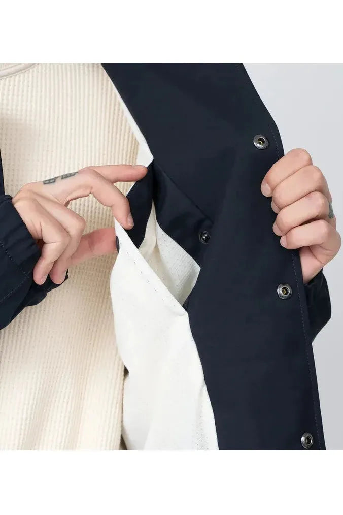 2L GORE-TEX Coach Jacket - Navy - DUNE + SALT