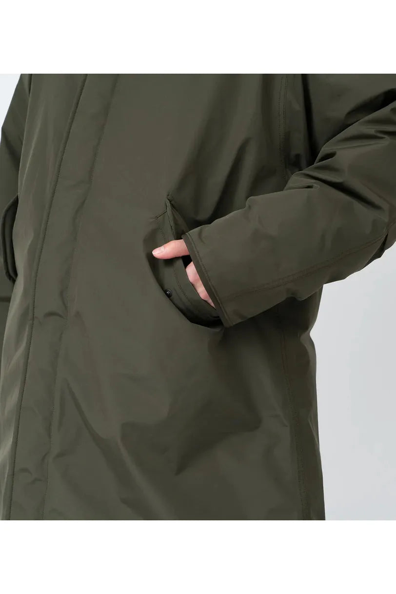 GORE-TEX Long Down Coat - Navy - DUNE + SALT