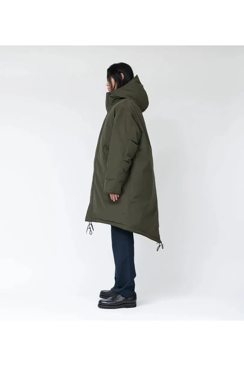 GORE-TEX Long Down Coat - Navy - DUNE + SALT