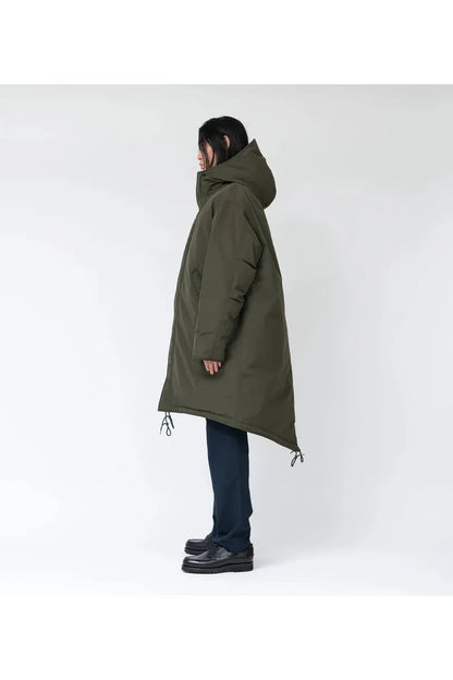 GORE-TEX Long Down Coat - Navy - DUNE + SALT