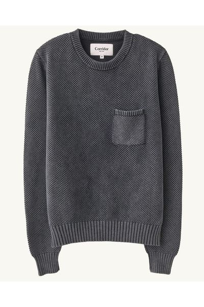 Pocket Crewneck - Black - DUNE + SALT