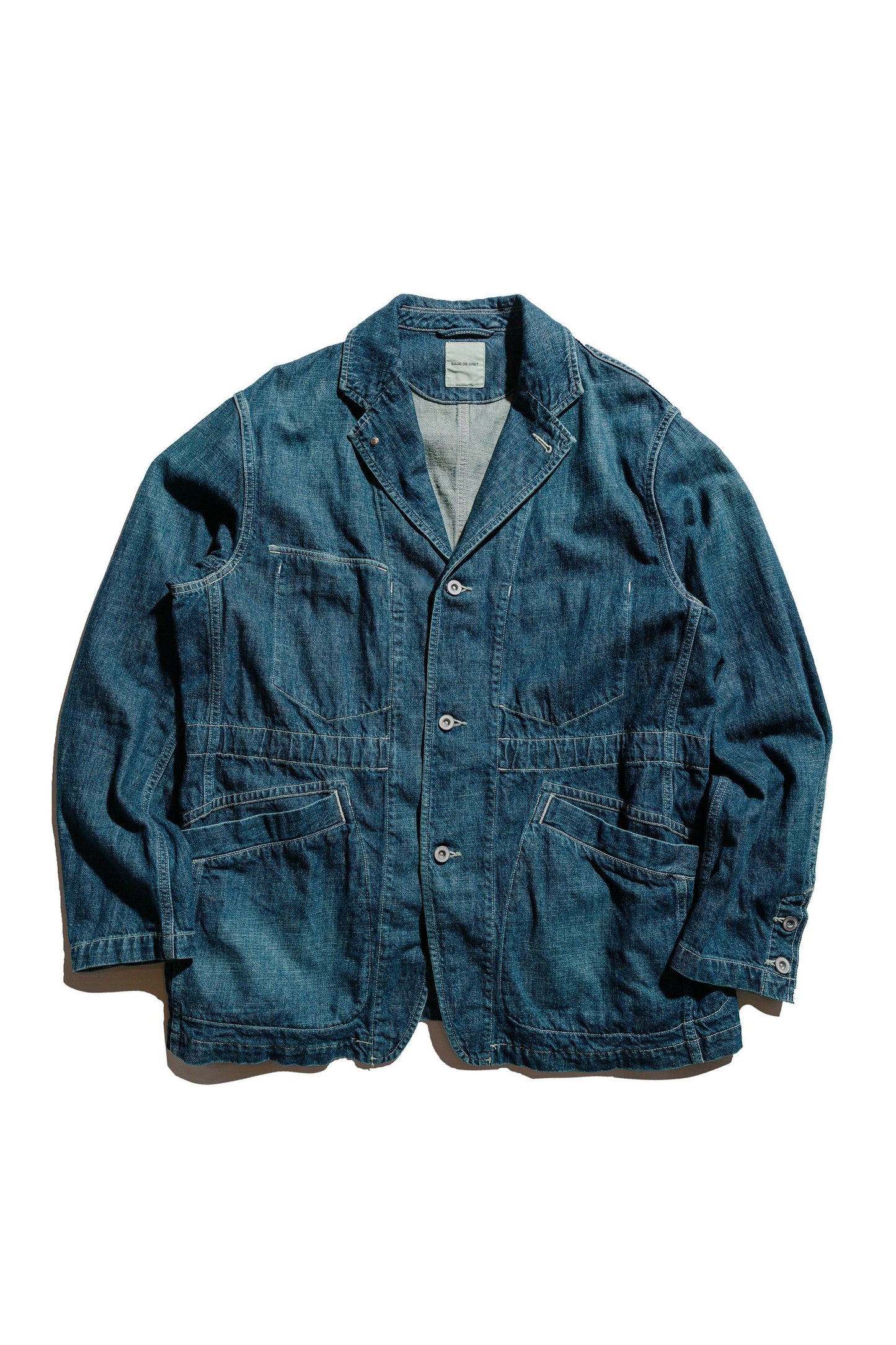 11 oz CO/LI Denim Coverall Jacket - Navy - DUNE + SALT