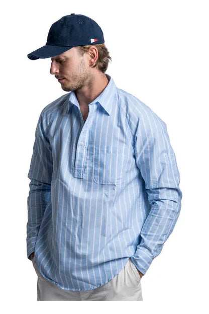 Herringbone Sailing Cap - Ink - DUNE + SALT