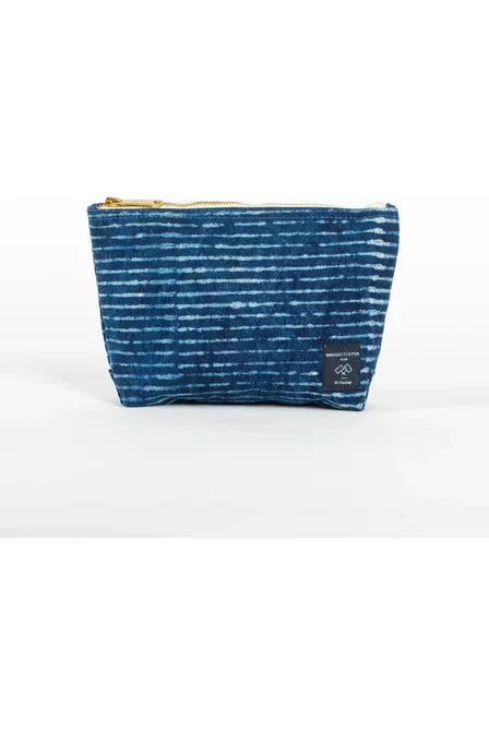 Sardine Pouch - Indigo Stripe - DUNE + SALT