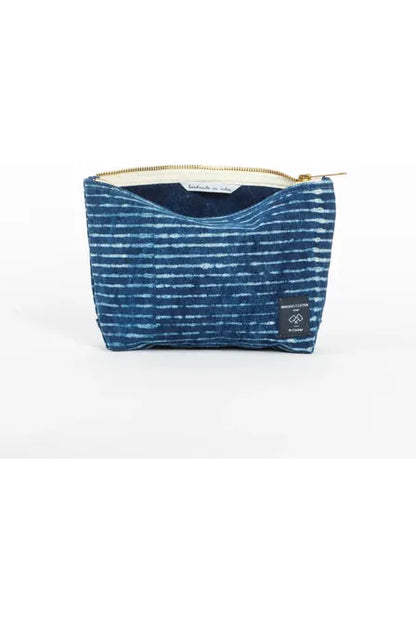 Sardine Pouch - Indigo Stripe - DUNE + SALT