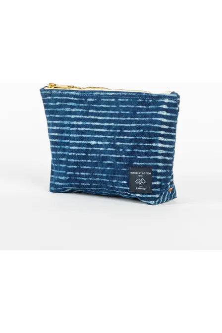Sardine Pouch - Indigo Stripe - DUNE + SALT