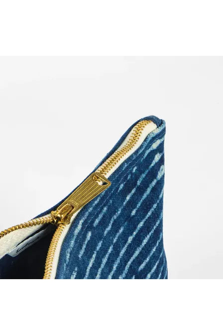 Sardine Pouch - Indigo Stripe - DUNE + SALT