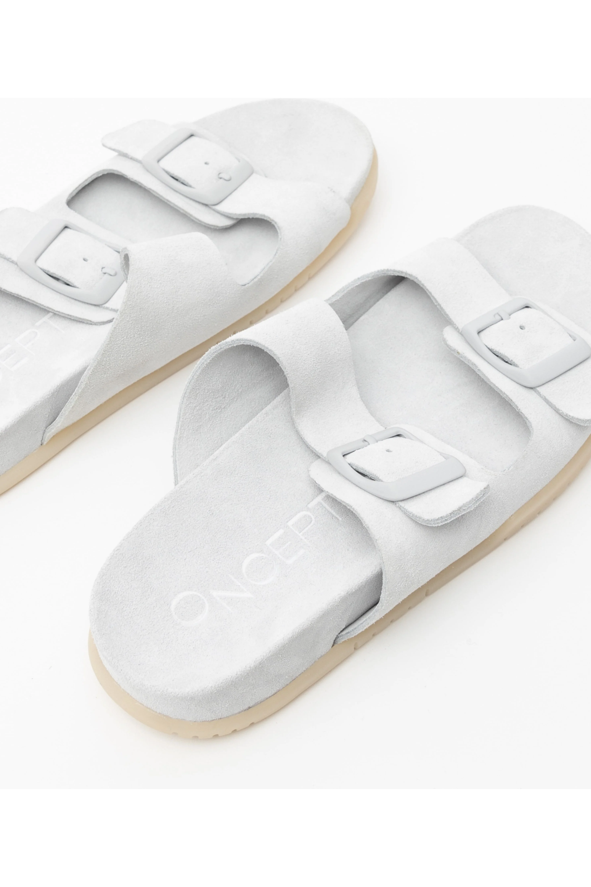 Savannah Hydro-Suede Slide - Ice - DUNE + SALT