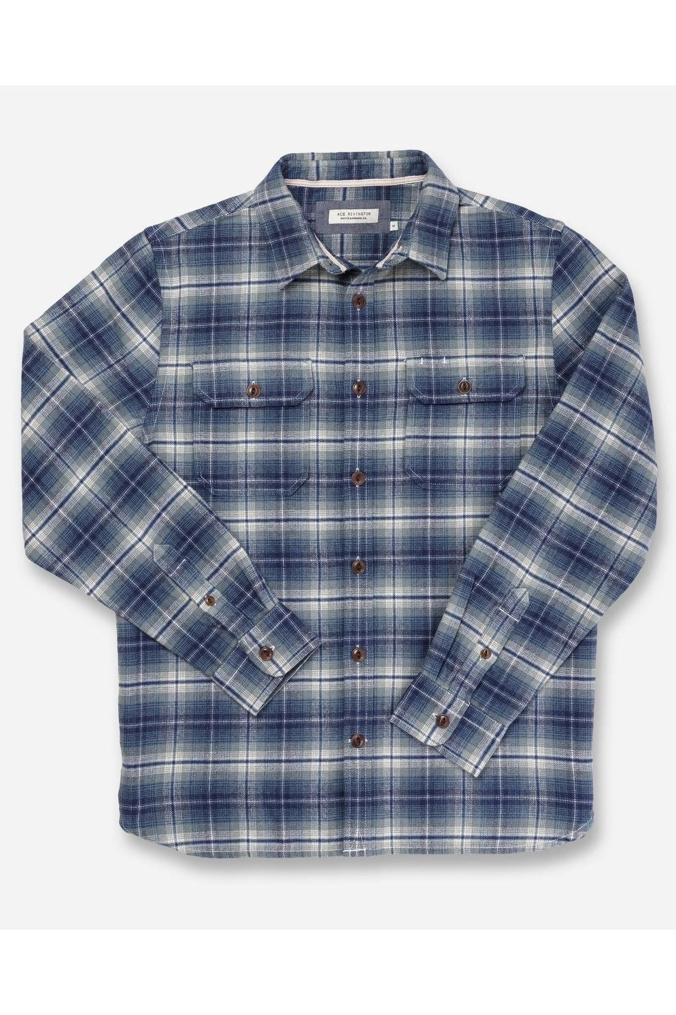 Utility Winter Flannel - Storm Blue - DUNE + SALT
