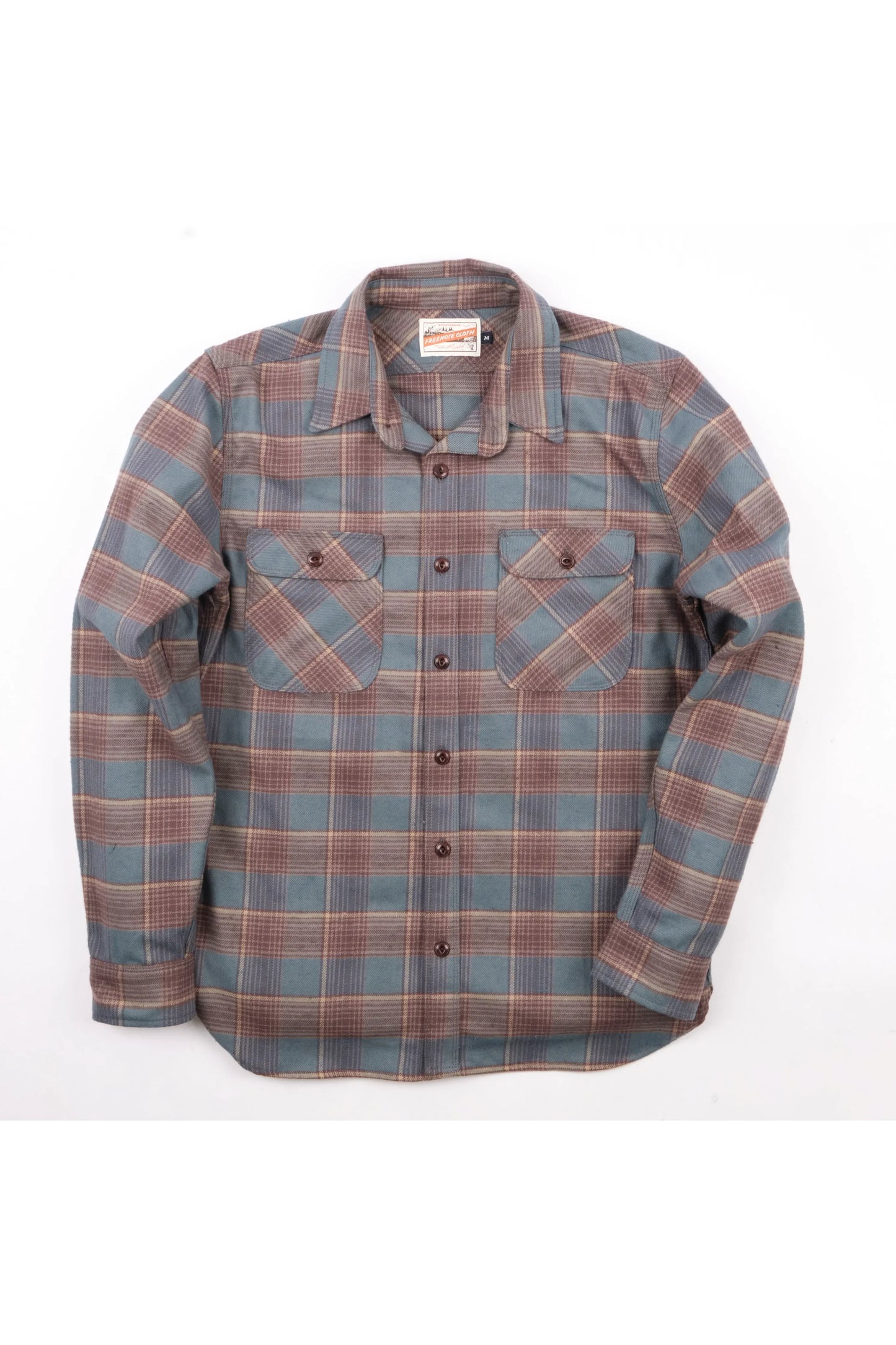 Jepson Plaid Shirt - Dusty Blue - DUNE + SALT