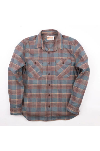 Jepson Plaid Shirt - Dusty Blue - DUNE + SALT