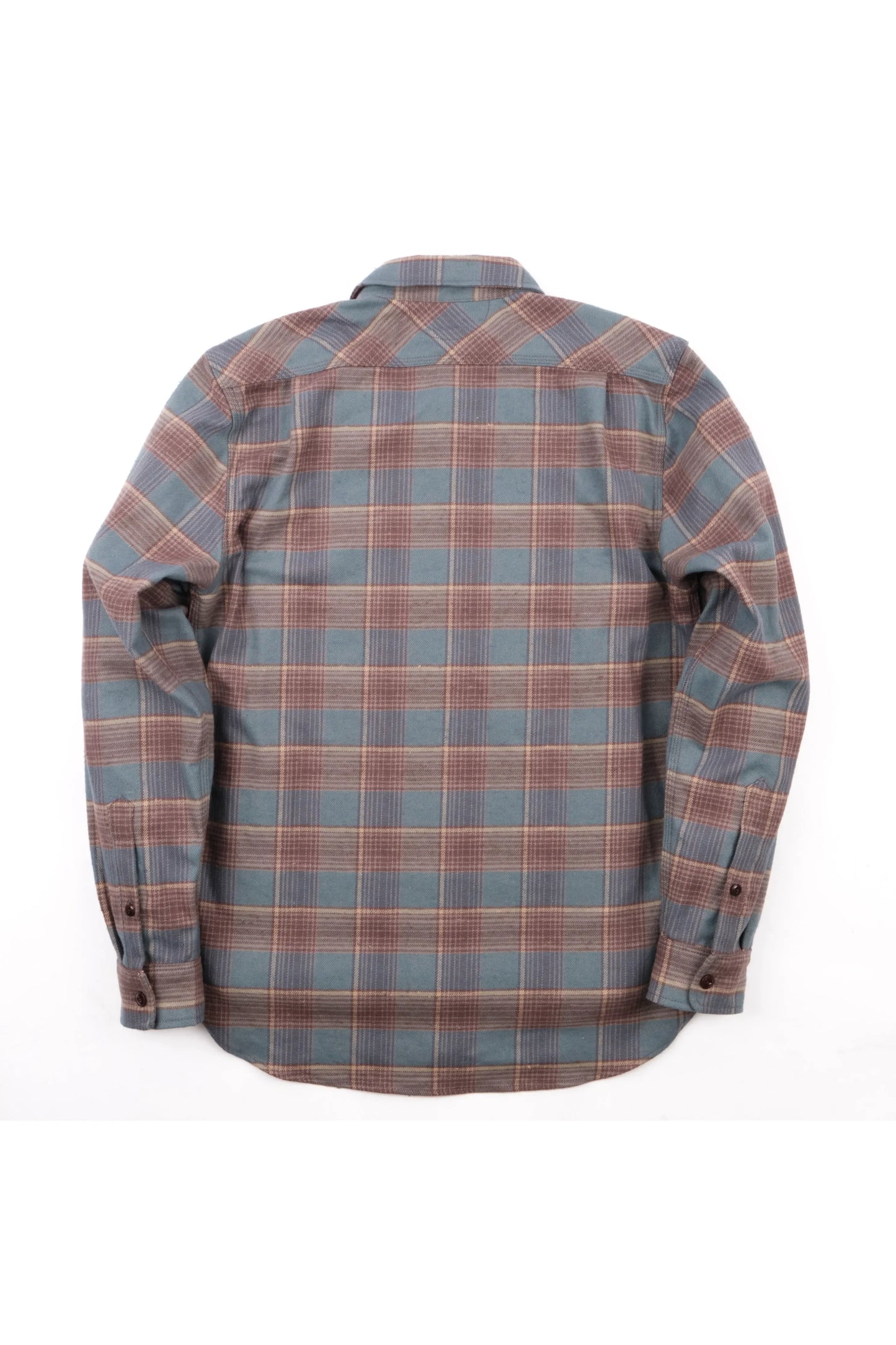 Jepson Plaid Shirt - Dusty Blue - DUNE + SALT