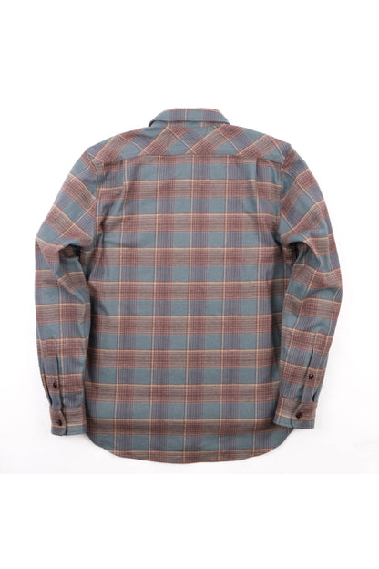 Jepson Plaid Shirt - Dusty Blue - DUNE + SALT