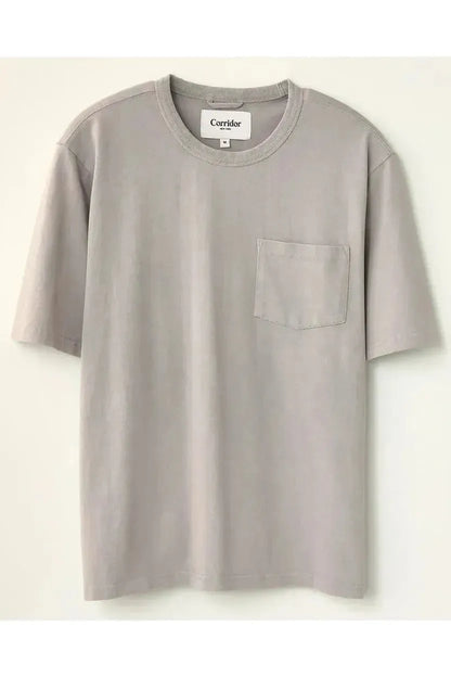 Garment Dyed Tee - Oyster Grey - DUNE + SALT