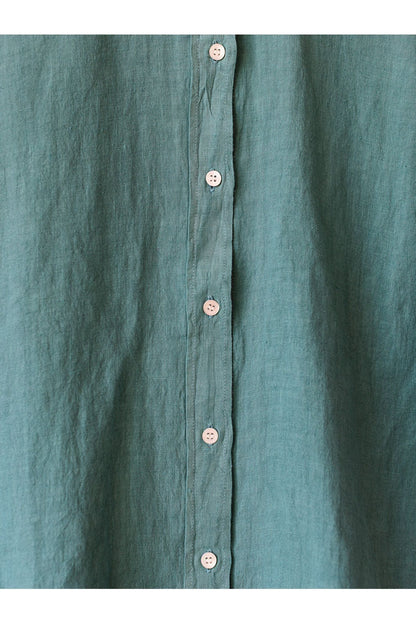 Coraz Linen Shirt - Lagoon - DUNE + SALT