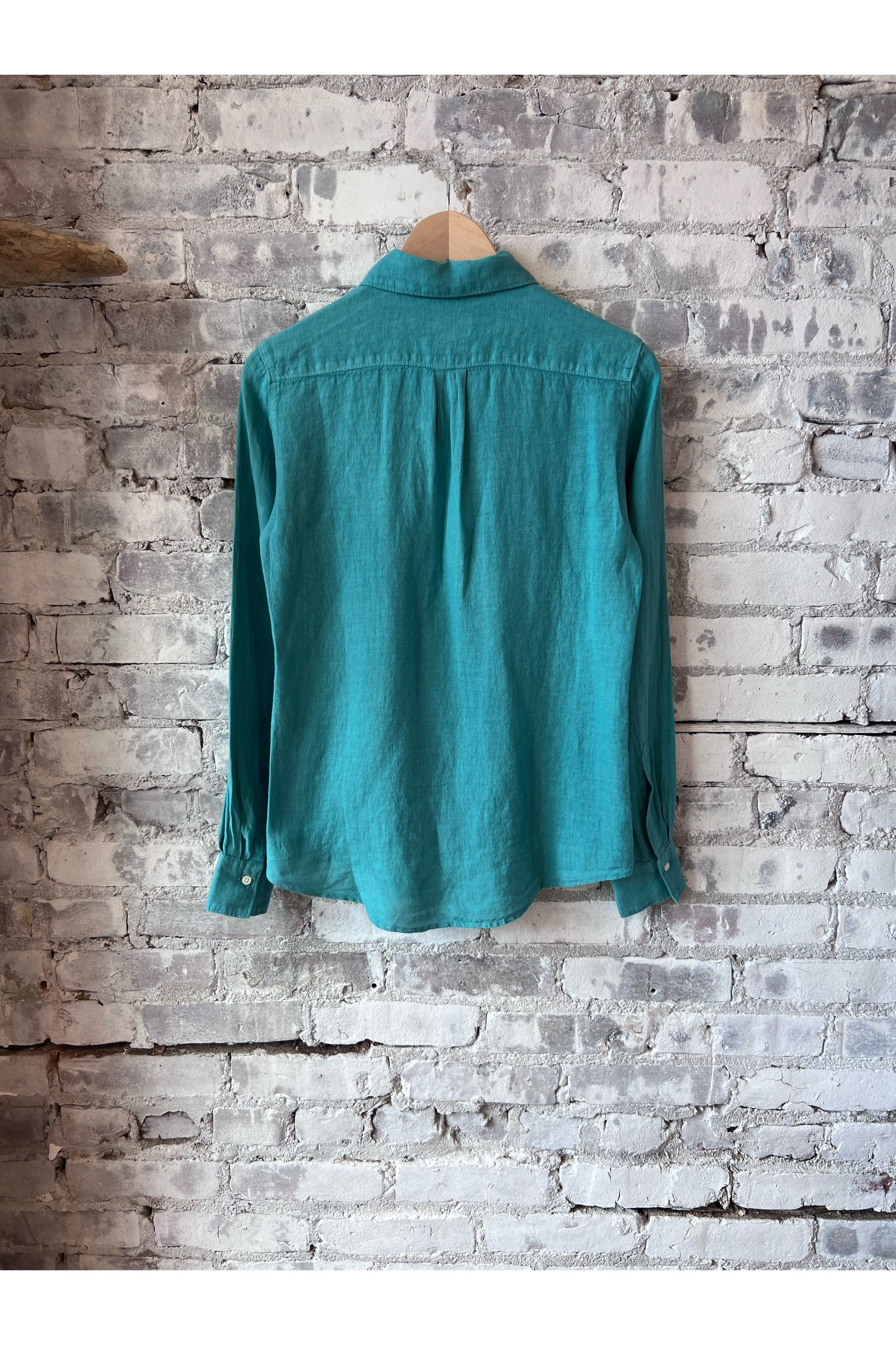 Coraz Linen Shirt - Lagoon - DUNE + SALT