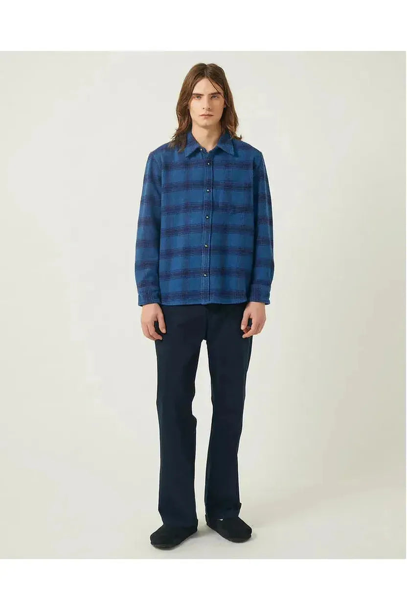 Appalachian Plaid LS - Navy - DUNE + SALT