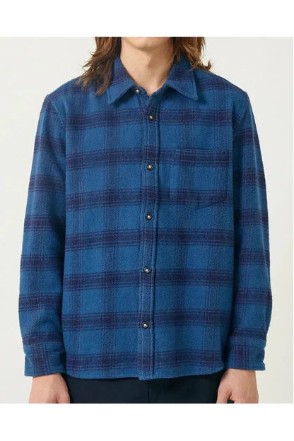 Appalachian Plaid LS - Navy - DUNE + SALT