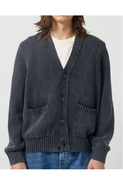 Acid Wash Cardigan - Black - DUNE + SALT