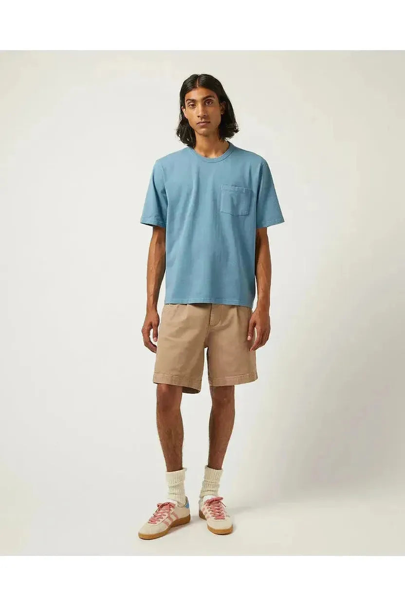 Garment Dyed Tee - Aegean Blue - DUNE + SALT