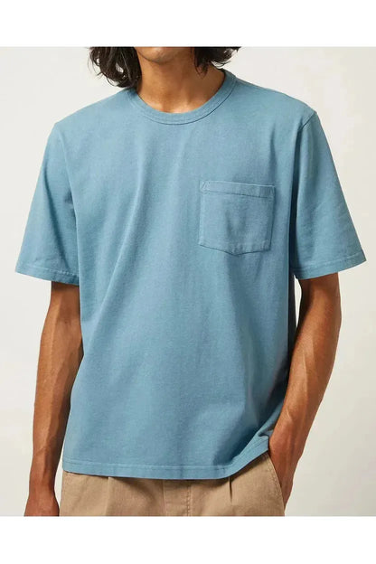 Garment Dyed Tee - Aegean Blue - DUNE + SALT
