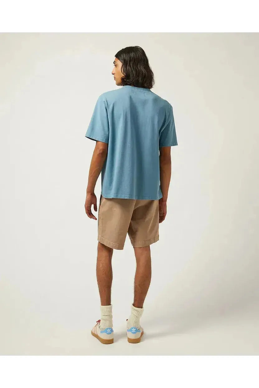 Garment Dyed Tee - Aegean Blue - DUNE + SALT