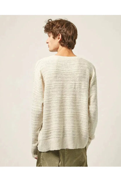 Linen Silk Crewneck - Natural - DUNE + SALT