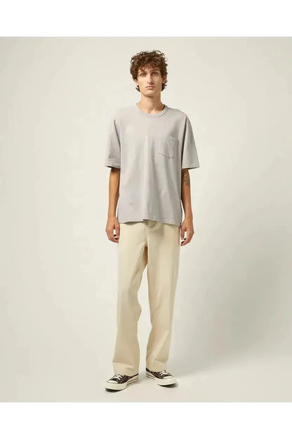 Garment Dyed Tee - Oyster Grey - DUNE + SALT