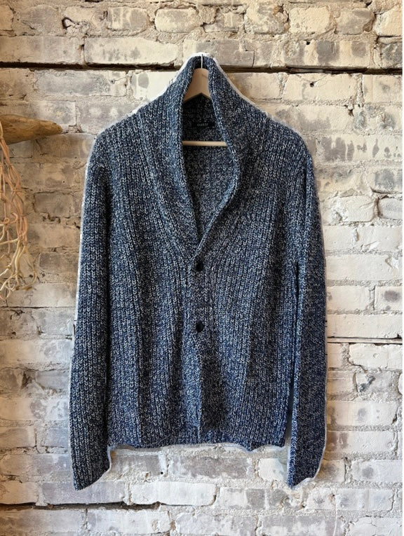 Rainbow Cardigan - Navy