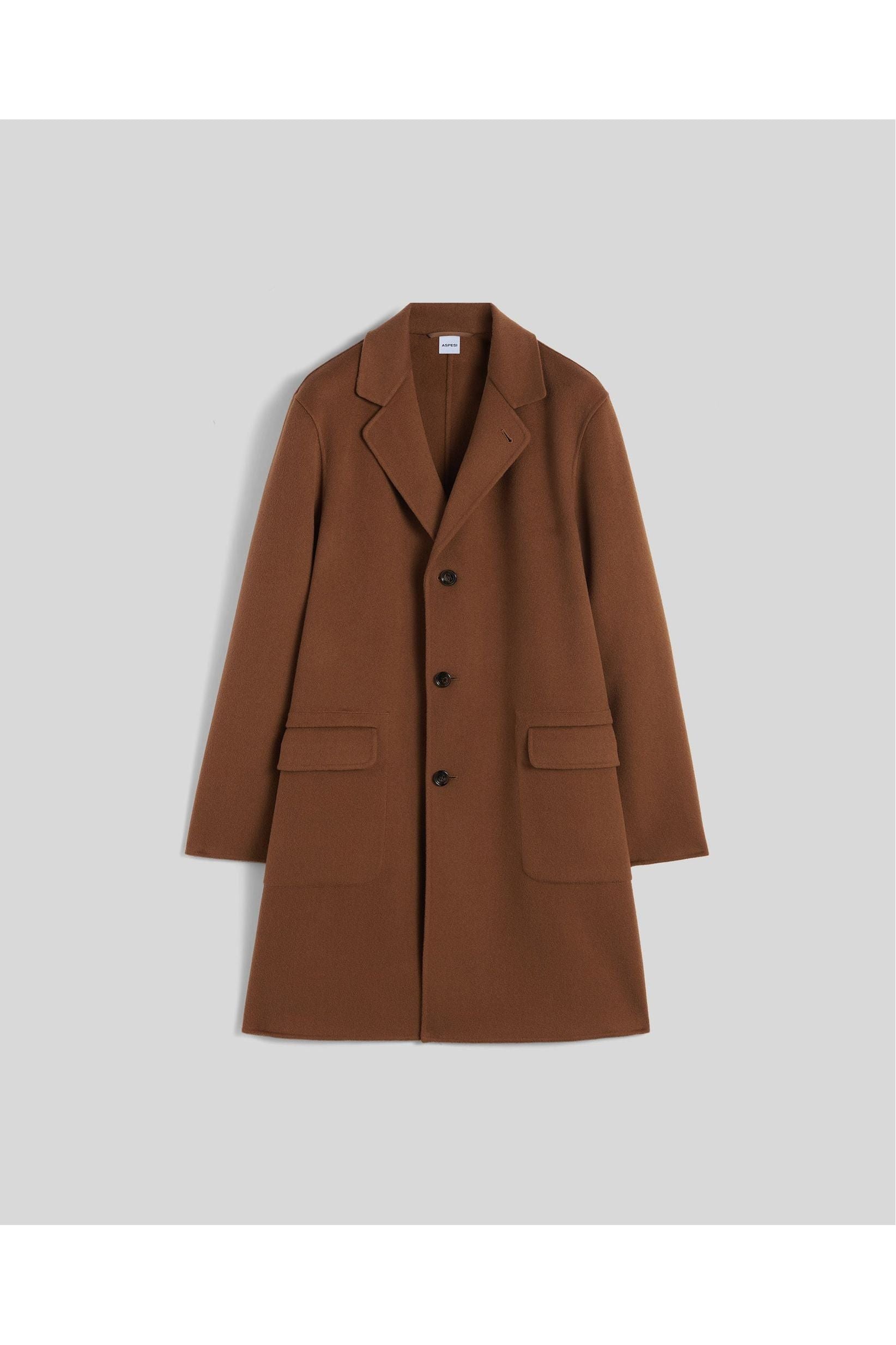 Double Faced Wool Car Coat - Camel - DUNE + SALT