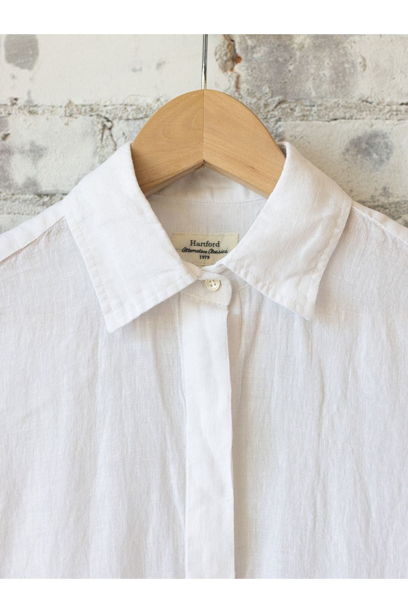 Rea Linen Dress - White - DUNE + SALT