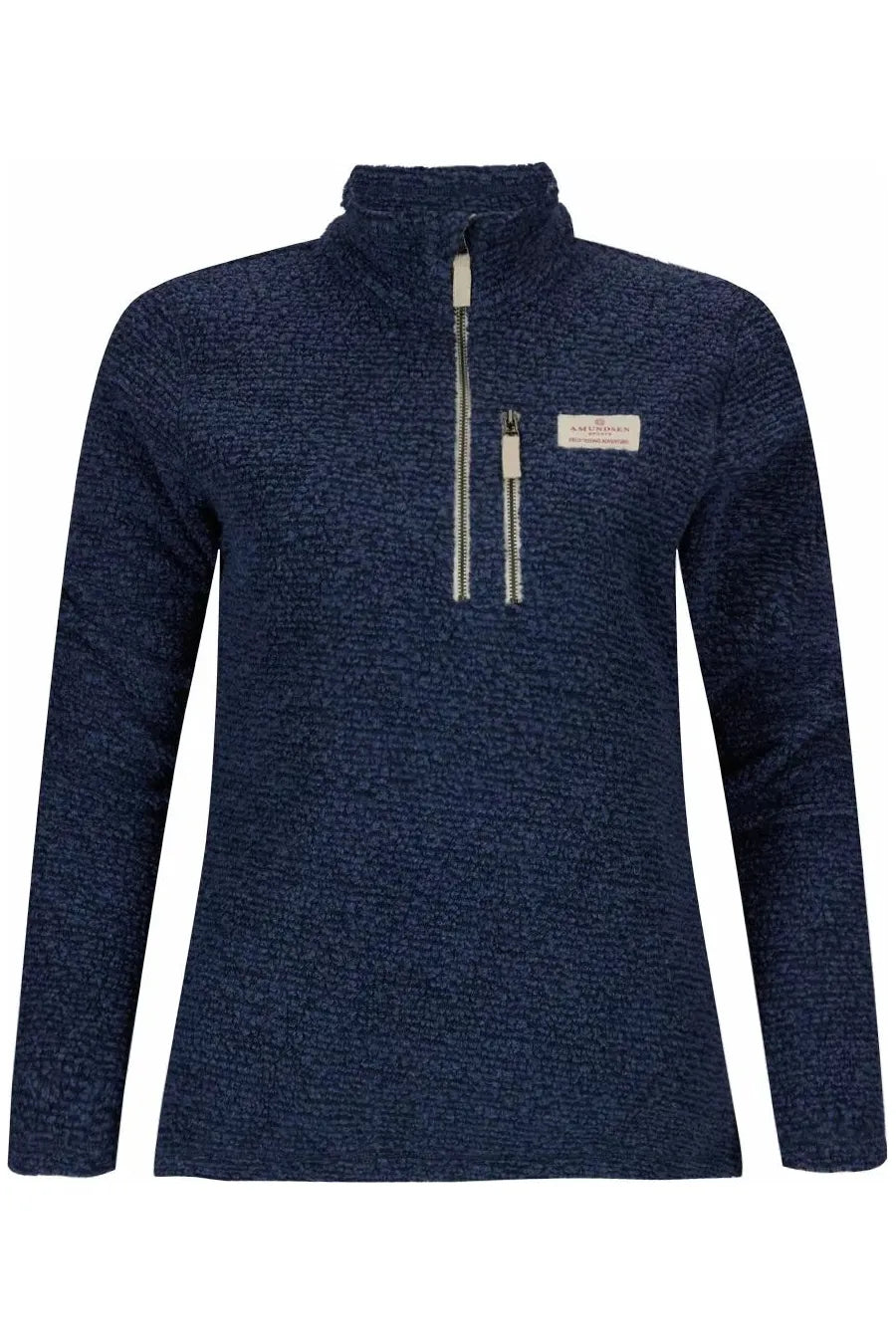 Women's Hut Half Zip - Faded Navy - DUNE + SALT