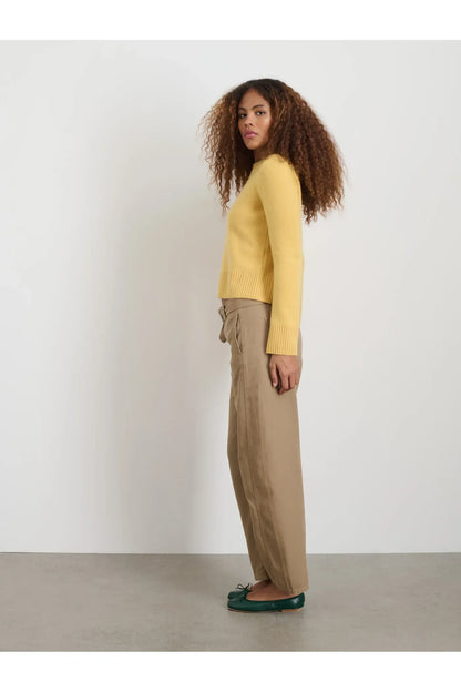 Marais Cashmere Crewneck Sweater - Acacia - DUNE + SALT
