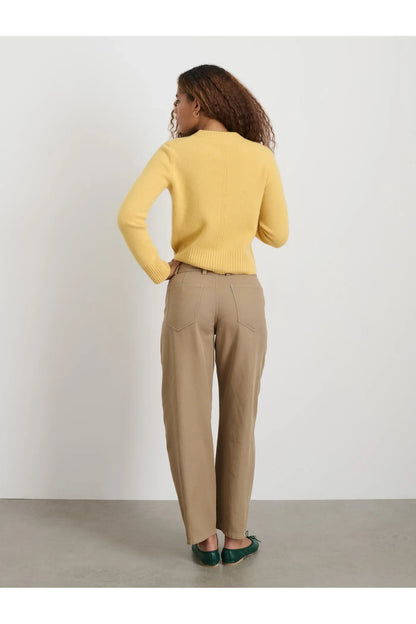 Marais Cashmere Crewneck Sweater - Acacia - DUNE + SALT
