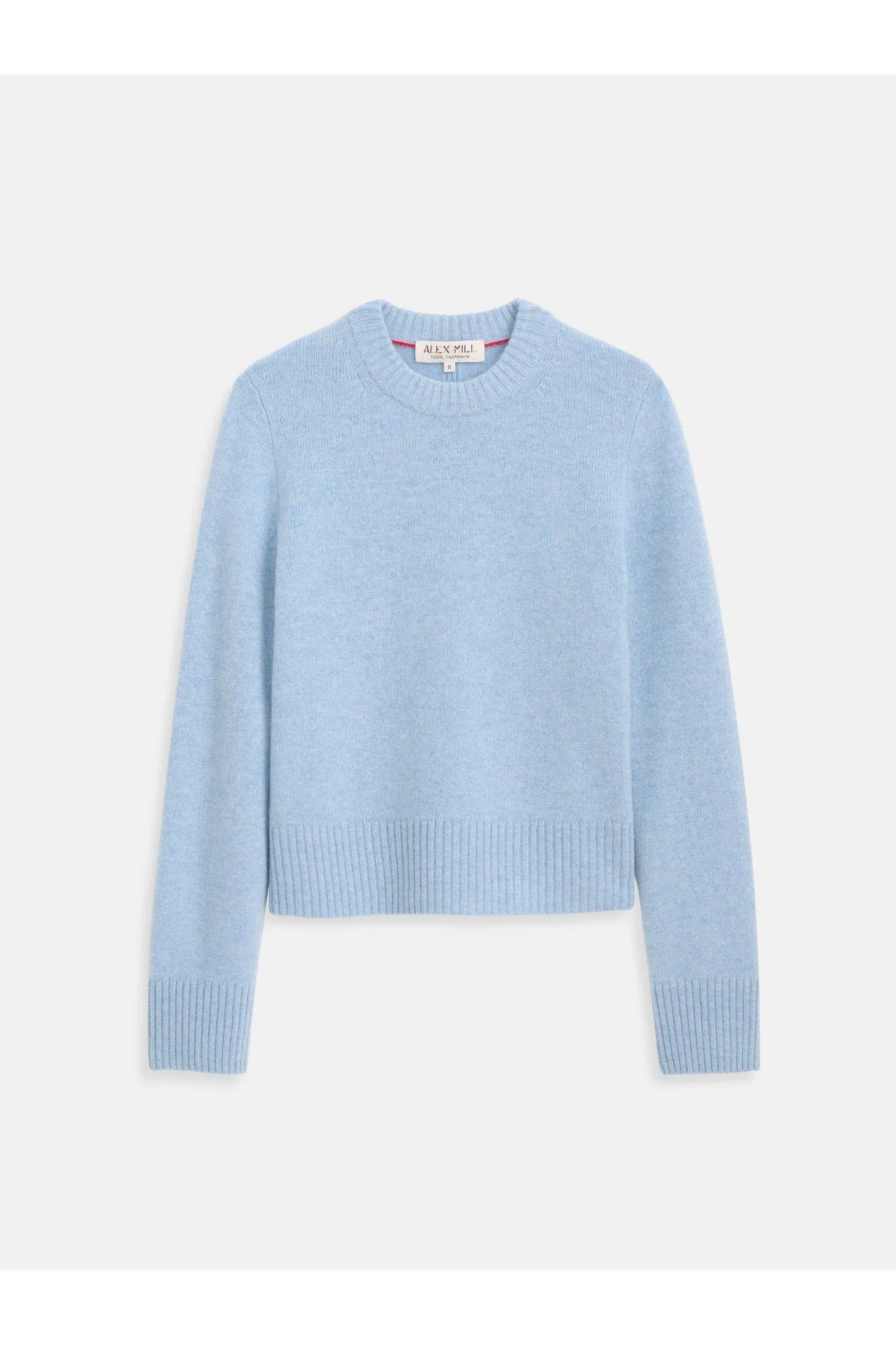 Marais Cashmere Crewneck Sweater - Frost Blue - DUNE + SALT