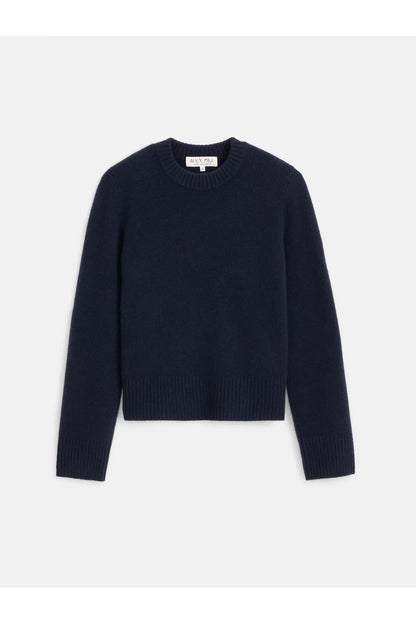 Marais Cashmere Crewneck Sweater - Navy - DUNE + SALT