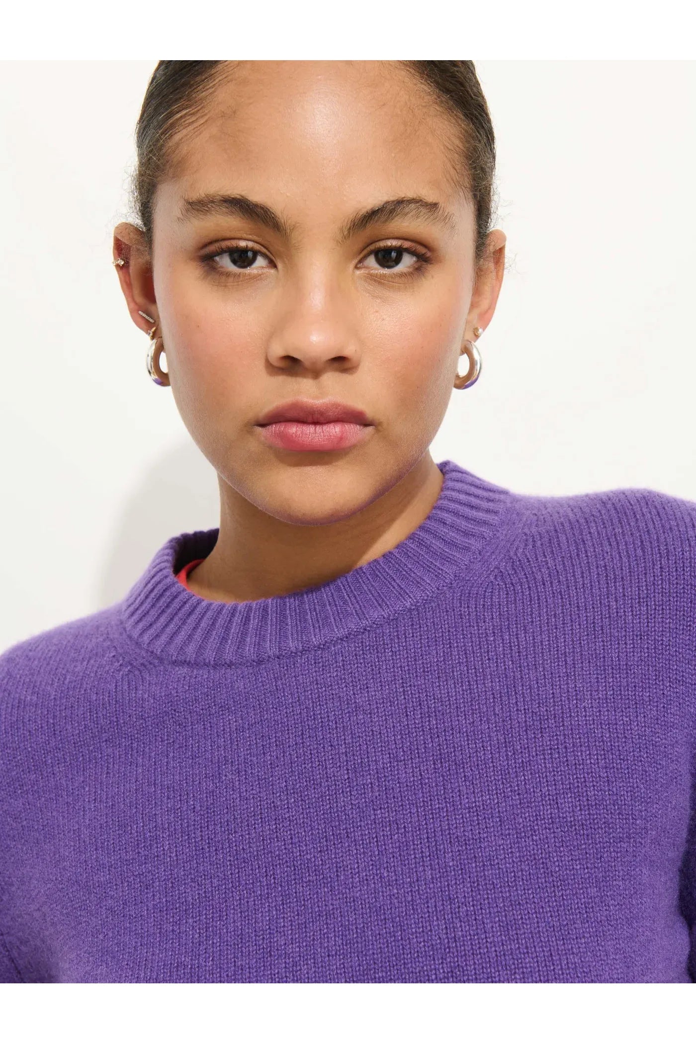 Marais Cashmere Crewneck Sweater - Periwinkle - DUNE + SALT