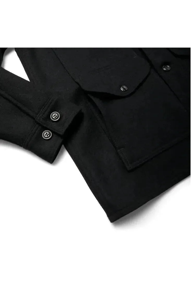 Mackinaw Wool Cruiser Jacket - Dark Navy - DUNE + SALT