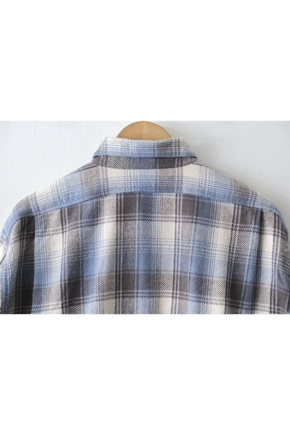 Fatigue Flannel Shirt - Blue Check