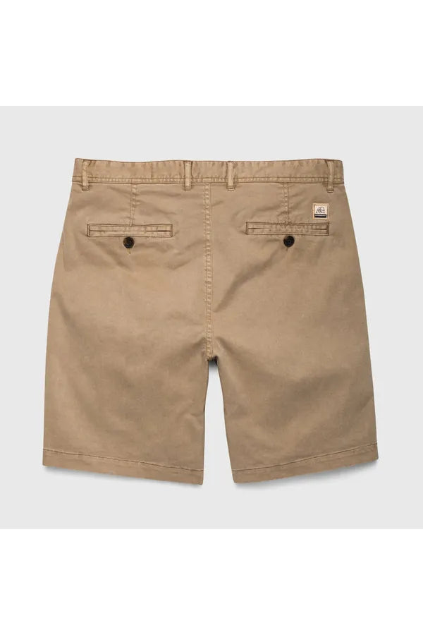 Andrew Stretch Twill Short - Chinchilla - DUNE + SALT
