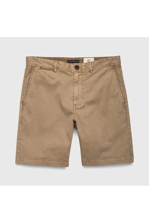 Andrew Stretch Twill Short - Chinchilla - DUNE + SALT