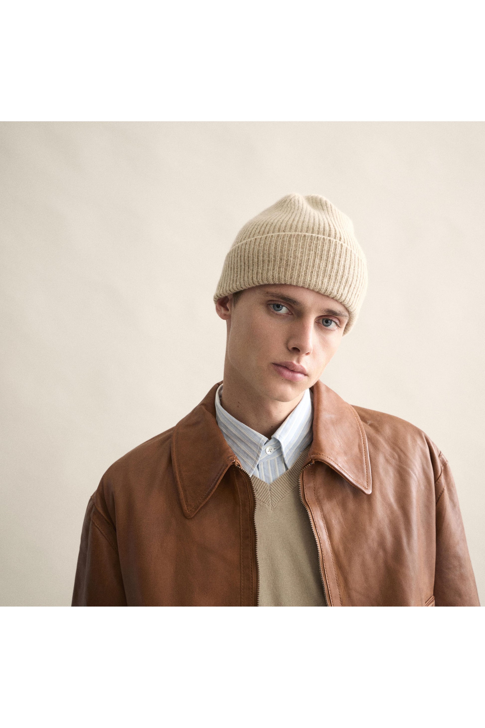 Wool Beanie - Sand - DUNE + SALT