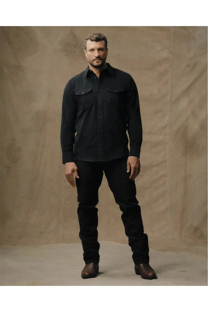 Moleskin Seattle Shirt - Dark Navy - DUNE + SALT